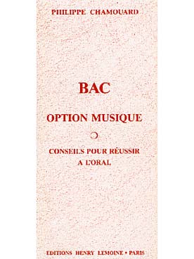Illustration de Bac musique : conseils pour réussir à l'oral (édition 1993)