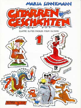 Illustration de Gitarren Geschichten - Vol. 1 : 4 Suites faciles