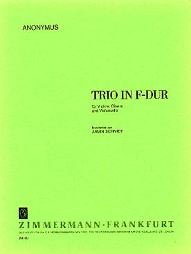 Illustration anonyme trio violon/guitare/violoncelle