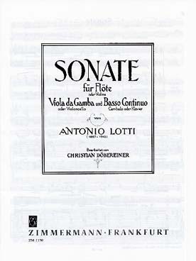 Illustration lotti sonate