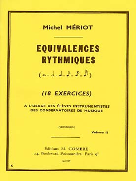 Illustration de Equivalences rythmiques (Moyen et Sup.) - Vol. 2