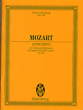 Illustration de Concerto pour cor N° 1 K 412 en ré M