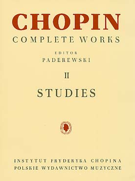 Illustration de Œuvres complètes (rév. Paderewski) - Vol. 2 : Études