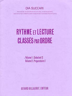 Illustration de Rythmes et lectures classés par ordre - Vol. 1 : Débutant 2