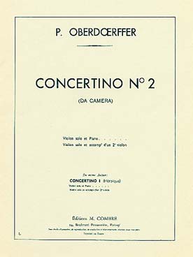 Illustration de Concertino N° 2 da camera