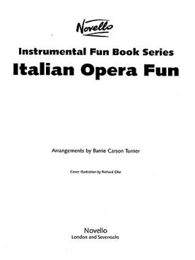 Illustration turner italian opera fun book