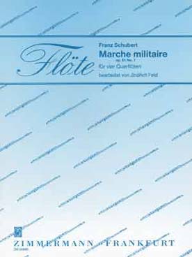 Illustration schubert marche militaire op. 51 n° 1