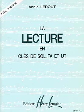 Illustration de La Lecture en clé de sol, fa et ut