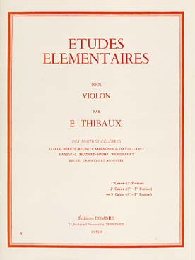 Illustration de Études élémentaires - Vol. 3 : 1re et 5e position