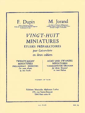 Illustration dupin/jorand 28 miniatures vol. 1