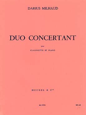 Illustration milhaud duo concertant
