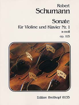 Illustration schumann sonate n° 1 op. 105 en la min