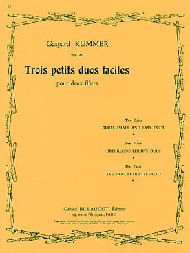 Illustration kummer 3 petits duos op. 20