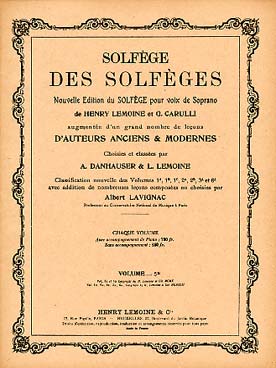 Illustration de SOLFEGE des solfèges - Vol. 5 B à 2 clés a/a