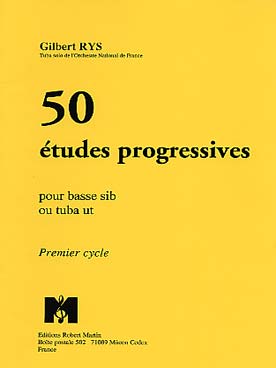 Illustration de 50 Études progressives pour basse si b ou tuba en ut