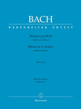 Illustration bach js messe sol min bwv 235 red. piano