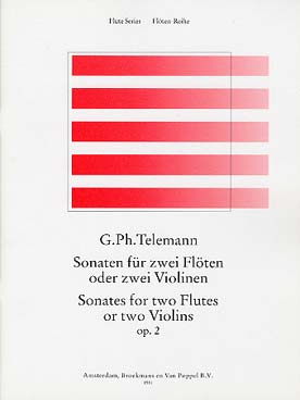 Illustration telemann sonates (6) op. 2