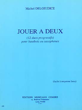 Illustration delgiudice jouer pour deux pour 2 sax