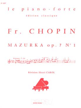 Illustration de Mazurka op. 7 n° 1