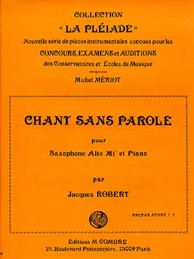 Illustration de Chant sans parole