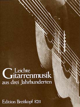 Illustration leichte gitarrenmusik 3 jahrhunderten