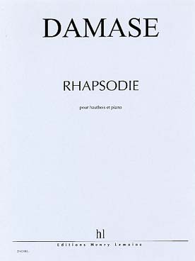 Illustration damase rhapsodie pour hautbois et piano