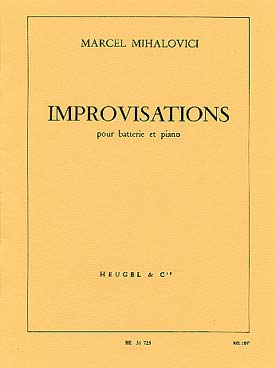 Illustration de Improvisations pour batterie et piano