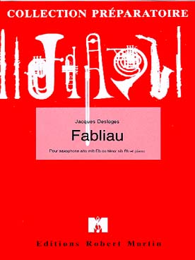 Illustration de Fabliau (saxophone alto ou ténor)