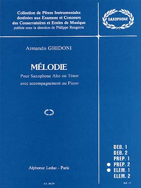 Illustration de Mélodie (alto ou ténor)