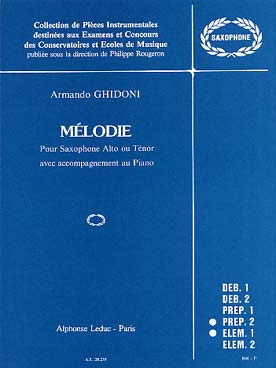 Illustration ghidoni melodie (alto ou tenor)