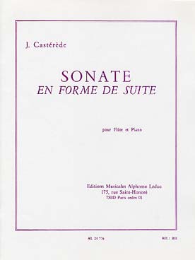 Illustration casterede sonate en forme de suite