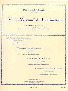 Illustration jeanjean vade-mecum du clarinettiste