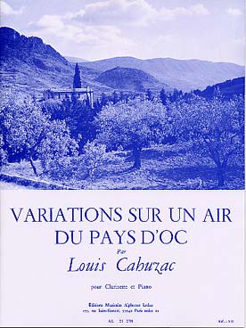 Illustration cahuzac variations sur air du pays d'oc