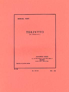 Illustration de Terzetto pour 3 clarinettes (C + P)