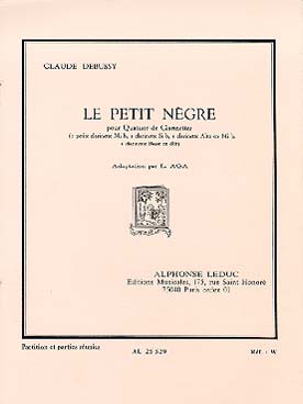 Illustration de Le Petit nègre, tr. Aga pour 4 clarinettes (C + P)