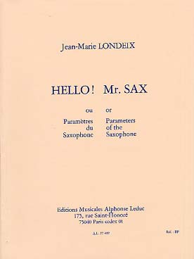 Illustration londeix hello ! mr sax