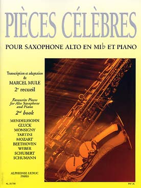 Illustration de PIÈCES CLASSIQUES CÉLÈBRES par Mule - Vol. 2 : Mendelssohn - Gluck - Tartini - Monsigny - Mozart - Beethoven - Weber - Schubert - Schumann