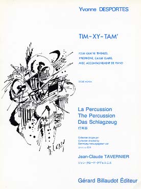 Illustration de Tim Xy Tam (4 timbales, xylophone, caisse claire et piano)