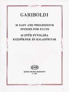 Illustration gariboldi etudes (30) faciles et progr.