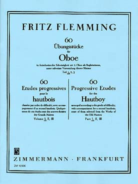 Illustration flemming etudes progressives (60) vol.1