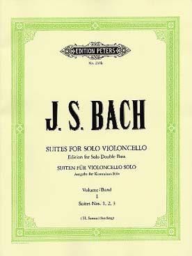 Illustration de Suites pour violoncelle (tr. Sterling) - Vol. 1 : N° 1 à 3 BWV 1007 à 1009