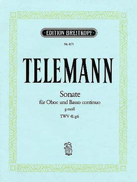 Illustration telemann sonate en sol min