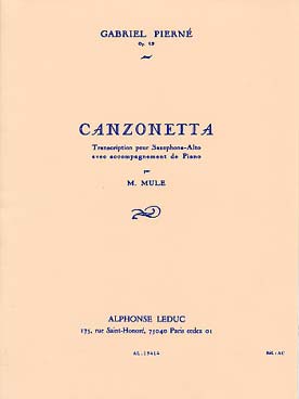 Illustration de Canzonetta op. 19