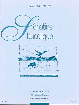 Illustration sauguet sonatine bucolique