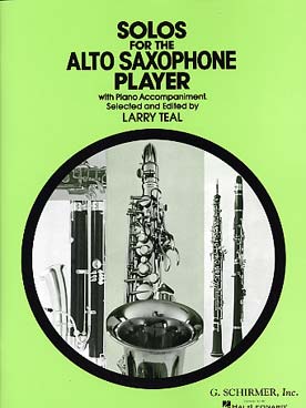 Illustration de SOLOS FOR THE ALTO SAXOPHONE PLAYER