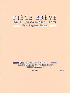 Illustration de Pièce brève (tous saxos)