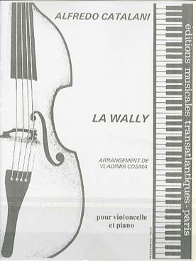 Illustration catalini la wally  violoncelle et piano