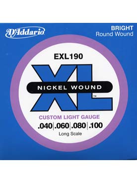 Illustration d'addario basse exl190 rw 40/100 jeu