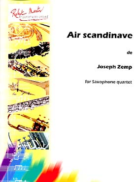 Illustration zemp air scandinave (quatuor de saxos)