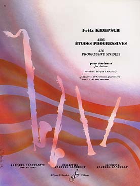 Illustration kroepsch 416 etudes progressives vol. 1